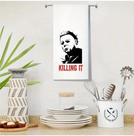 Michael Myers Killing It Towel