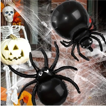 Two-Piece Black Spider Balloon Set