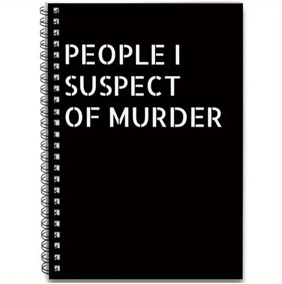 Funny Halloween Spiral Notebook