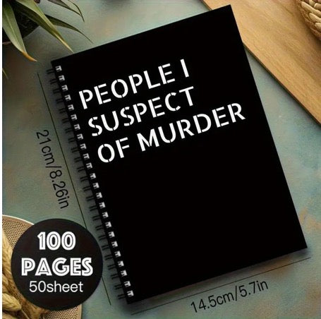 Funny Halloween Spiral Notebook