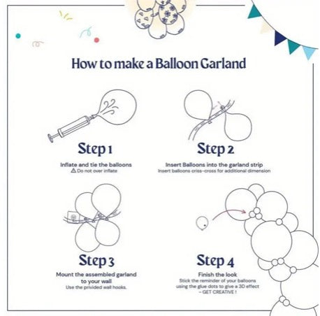 147pcs Halloween Balloon Garland Arch Kit