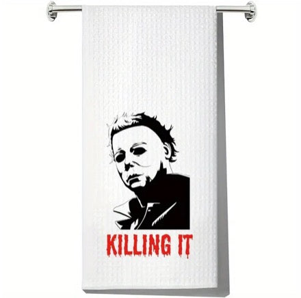 Michael Myers Killing It Towel