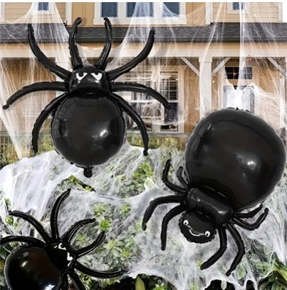 Two-Piece Black Spider Balloon Set